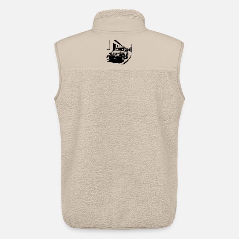 Offroad Beast Classic - Unisex Sherpaweste von Stanley/Stella - Beige