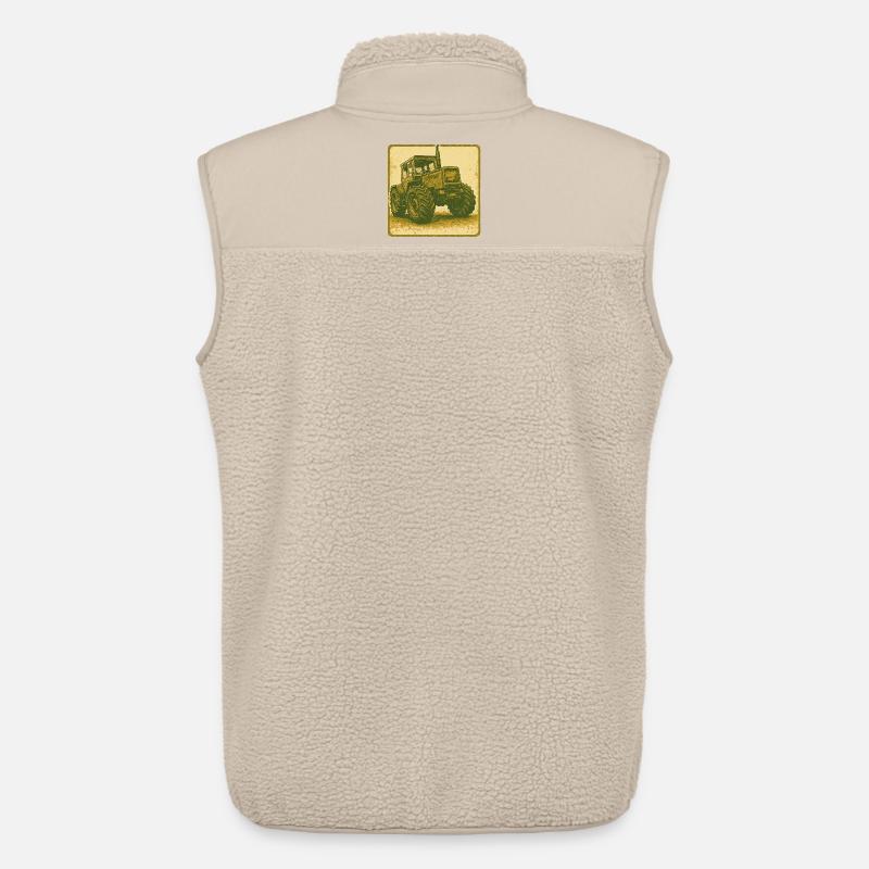 Ackerbeißer - Unisex Sherpaweste von Stanley/Stella - Beige