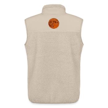 DER ORANGEFARBENE MOND - Unisex Sherpaweste von Stanley/Stella - Beige - Hinten - AI Model Male 178 light (178cm)