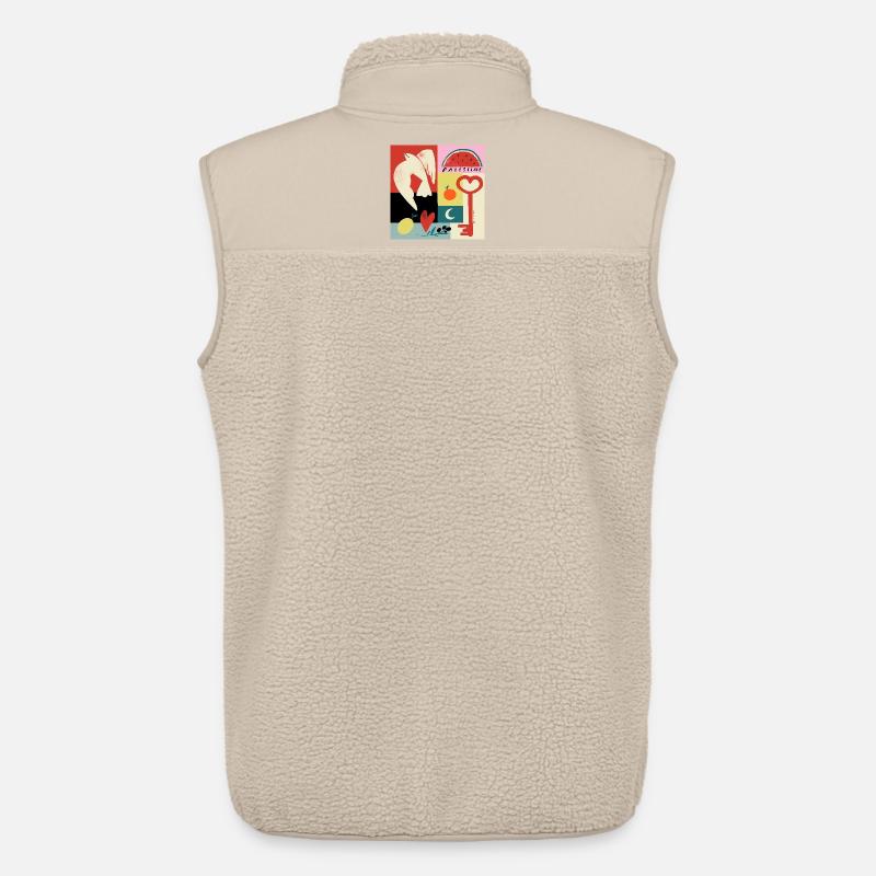 Alles über Palästina - Unisex Sherpaweste von Stanley/Stella - Beige