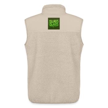 Journée Silurus Glanis - Veste sans manches sherpa unisexe Stanley/Stella - beige - Dos - AI Model Male 178 light (178cm)