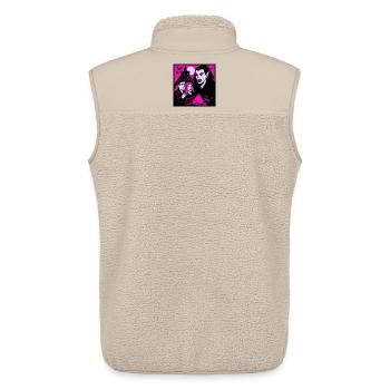 Vampir Gräfin - Unisex Sherpaweste von Stanley/Stella - Beige - Hinten - AI Model Male 178 light (178cm)