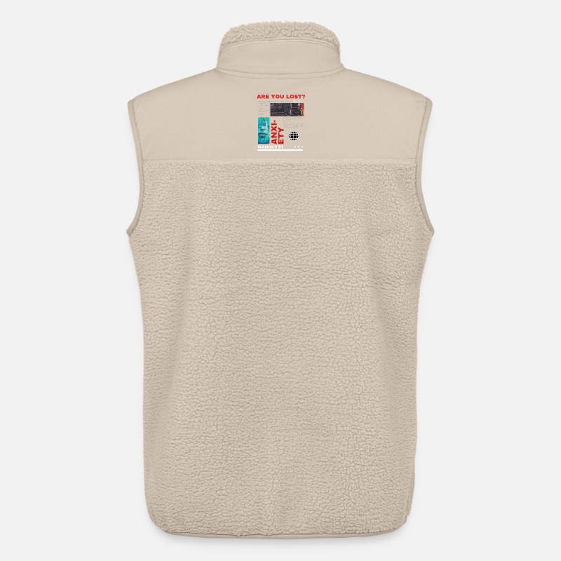 Verloren - Unisex Sherpaweste von Stanley/Stella - Beige