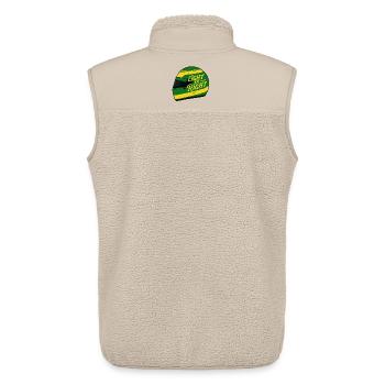 Light is right - Unisex Sherpa Gilet by Stanley/Stella - beige - Back - AI Model Male 178 light (178cm)