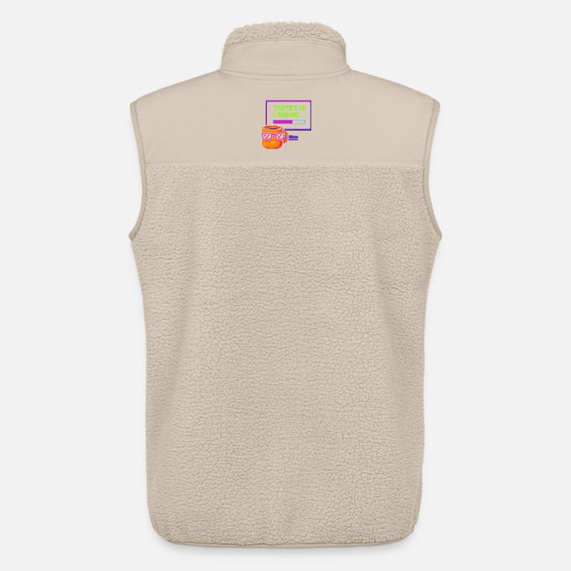 Coffee is loading - Unisex Sherpaweste von Stanley/Stella - Beige