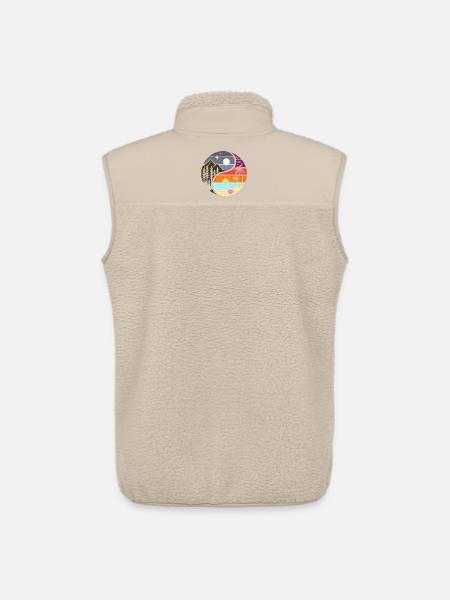 Yin Yang nature love - Unisex Sherpaweste von Stanley/Stella - Beige