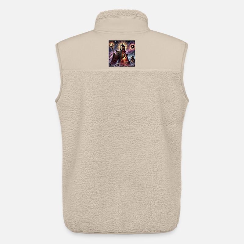 Dunkler kosmischer Nekromant - Unisex Sherpaweste von Stanley/Stella - Beige