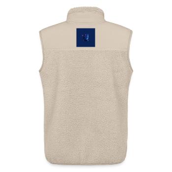 TEXTURA_DE_COLOR_#27 - Unisex Sherpaweste von Stanley/Stella - Beige - Hinten - AI Model Male 178 light (178cm)