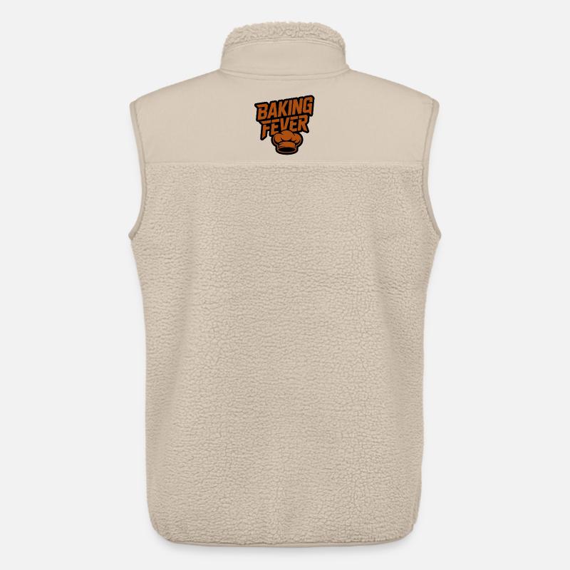 Backfieber Chefmotiv - Unisex Sherpaweste von Stanley/Stella - Beige