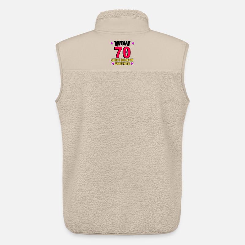 70er Jubiläum Steht Dir Wunderbar - Unisex Sherpaweste von Stanley/Stella - Beige