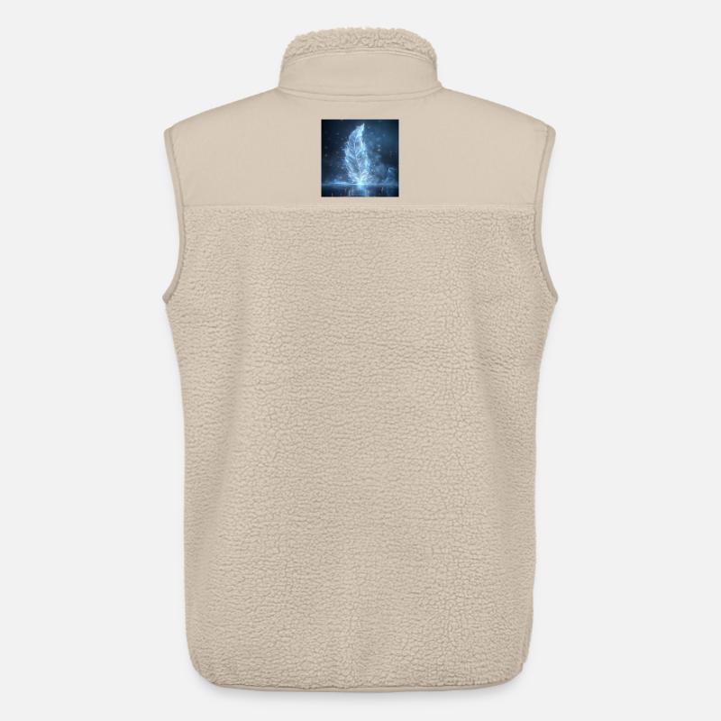 Ätherische Feder leuchtend – Symbol des Lichts - Unisex Sherpaweste von Stanley/Stella - Beige