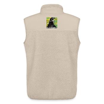 Nur Zeit für die Fotografie - Unisex Sherpaweste von Stanley/Stella - Beige - Hinten - AI Model Male 178 light (178cm)