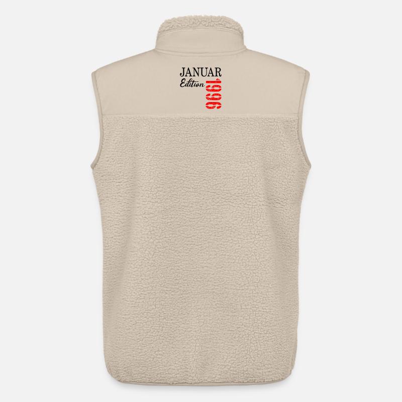31-års fødselsdag - januar 1996 - Stanley/Stella unisex sherpavest - beige