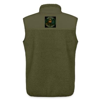 Sniper Dog Unit - Unisex Sherpa Gilet by Stanley/Stella - khaki - Back - AI Model Male 178 light (178cm)