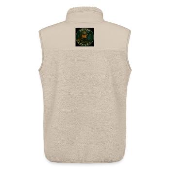 Sniper Dog Unit - Unisex Sherpa Gilet by Stanley/Stella - beige - Back - AI Model Male 178 light (178cm)