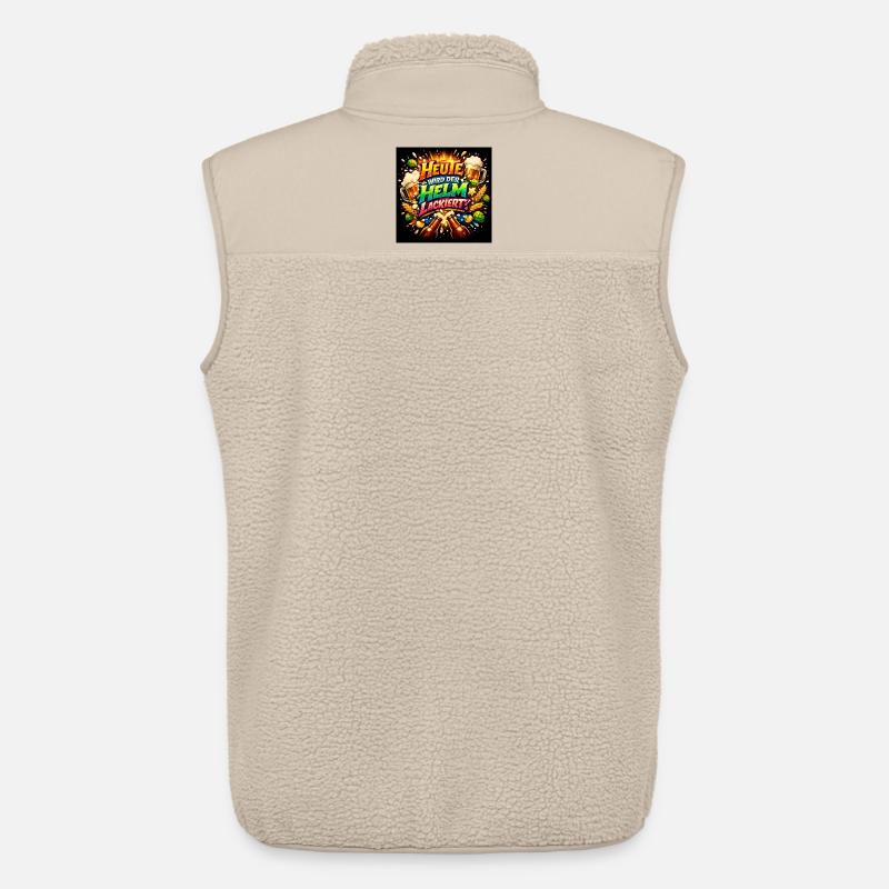 Heute Wird Der Helm Lackiert - Unisex Sherpaweste von Stanley/Stella - Beige