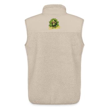 Support your local farmers - Unisex Sherpaweste von Stanley/Stella - Beige - Hinten - AI Model Male 178 light (178cm)