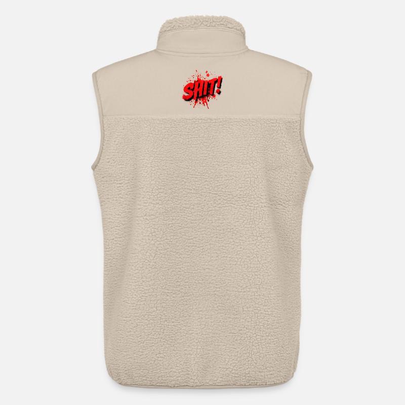 Shit Graffiti Splash - Unisex Sherpaweste von Stanley/Stella - Beige