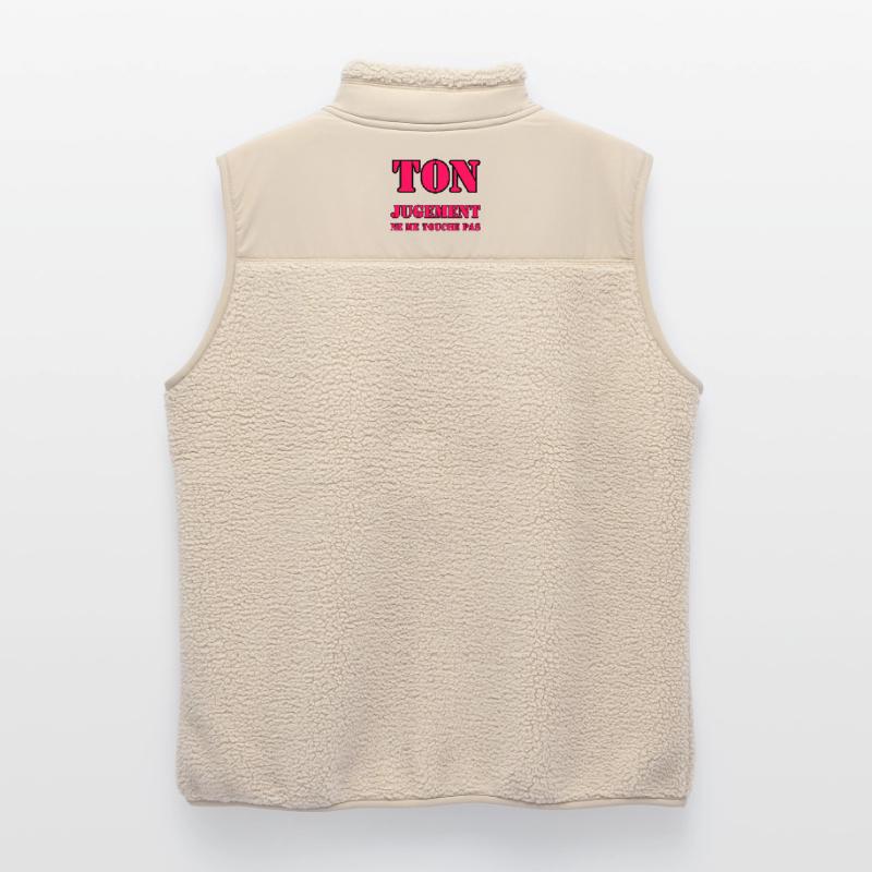 YOUR JUDGMENT DOES NOT AFFECT ME. Unisex Sherpa Gilet by Stanley/Stella