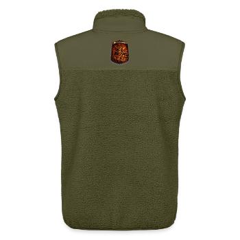 Dice Goblin T-Shirt – Würfel & Rollenspiel - Unisex Sherpaweste von Stanley/Stella - Khaki - Hinten - AI Model Male 178 light (178cm)