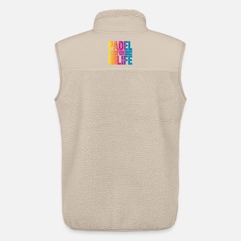 Padel for life - Unisex Sherpaweste von Stanley/Stella - Beige