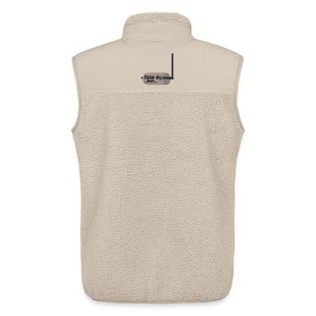 Toilet Paper Holder Relation - Unisex Sherpa Gilet by Stanley/Stella - beige - Back - AI Model Male 178 light (178cm)