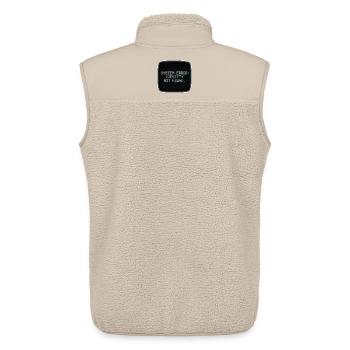 System Error Identity Not Found - Unisex Sherpa Gilet by Stanley/Stella - beige - Back - AI Model Male 178 light (178cm)