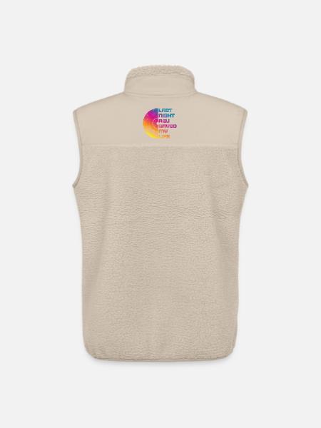 Last night a dj saved my life - Unisex Sherpa Gilet by Stanley/Stella - beige