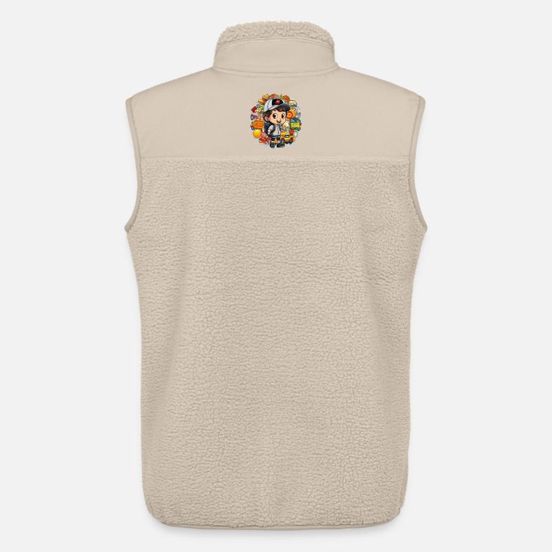 Essensabenteuer Entdecker - Unisex Sherpaweste von Stanley/Stella - Beige