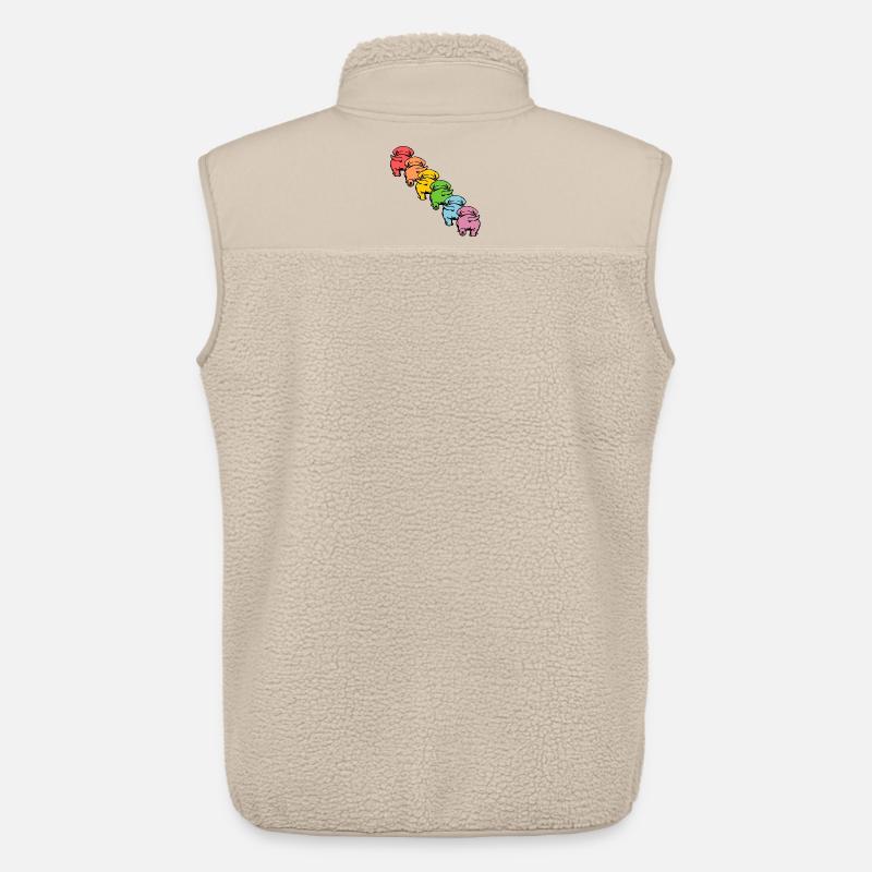 INKLUSION HUNDE VIELFALT - Unisex Sherpaweste von Stanley/Stella - Beige