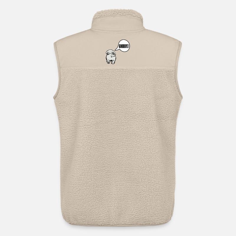 Goodbye Dog Abschied - Unisex Sherpaweste von Stanley/Stella - Beige