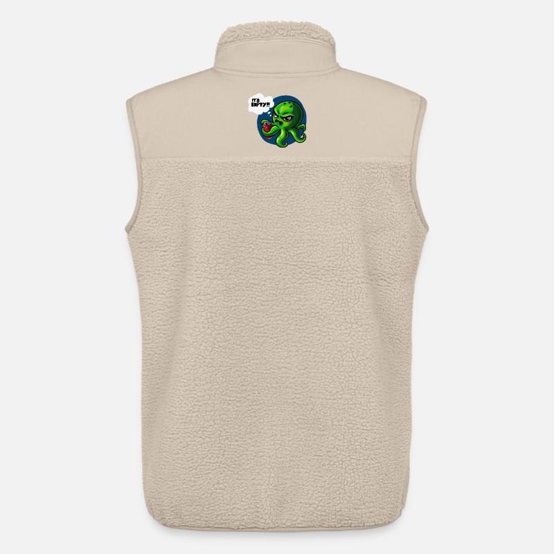 Grumpy Kraken - Unisex Sherpaweste von Stanley/Stella - Beige