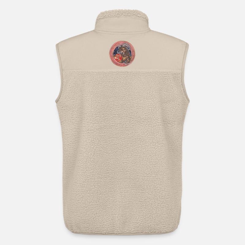 Zodiac Sign Sternzeichen Widder Aries Geschenk - Unisex Sherpaweste von Stanley/Stella - Beige