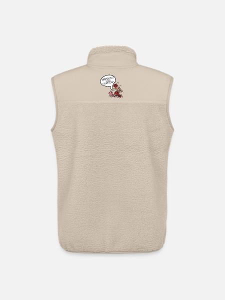 Abschiedsgeschenk Team Ameise - Unisex Sherpaweste von Stanley/Stella - Beige
