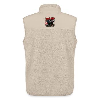 Teufelsvogel-Karpfen-Angeln Boilie-Dieb-Design - Unisex Sherpaweste von Stanley/Stella - Beige - Hinten - AI Model Male 178 light (178cm)