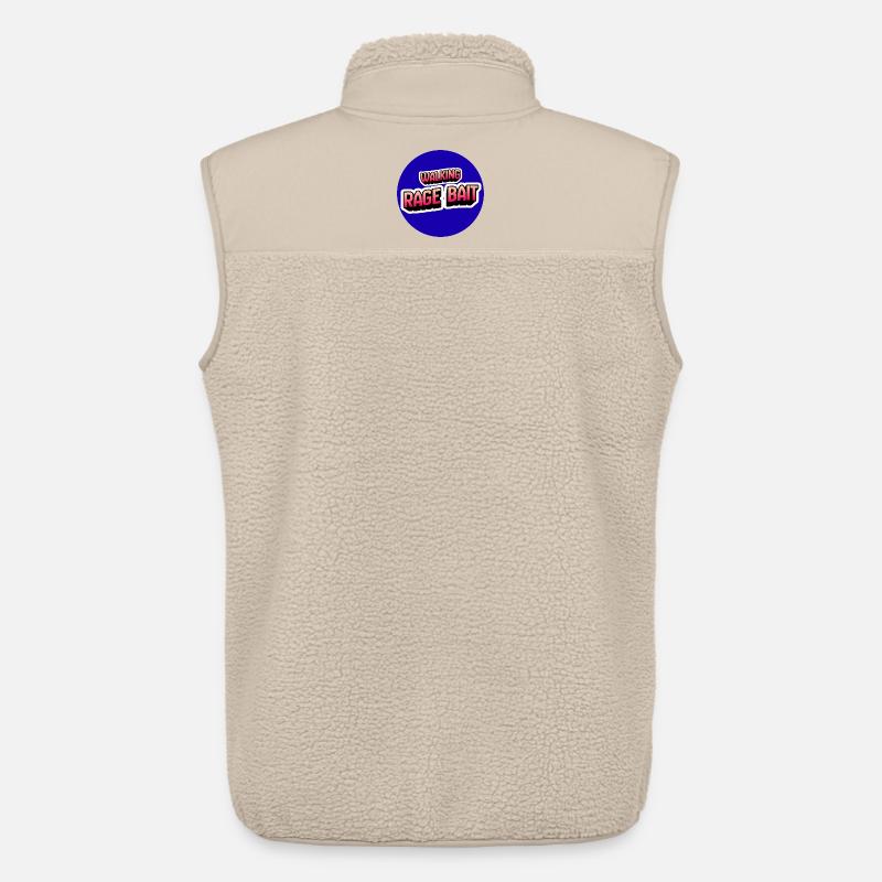 Appât de rage ambulant - Veste sans manches sherpa unisexe Stanley/Stella - beige