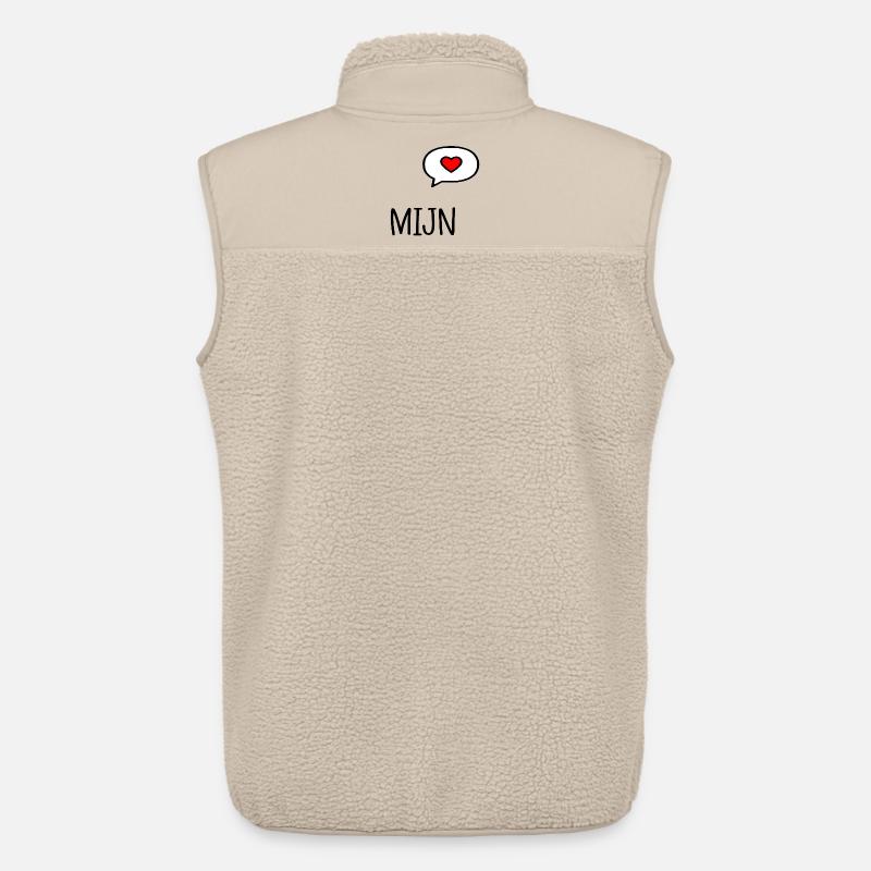 Cœur de la Relation - Anglais Mon - Veste sans manches sherpa unisexe Stanley/Stella - beige