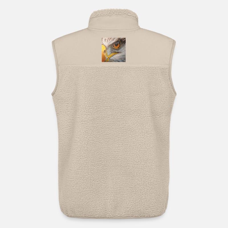 Eagle Eye - Unisex Sherpa Gilet by Stanley/Stella - beige
