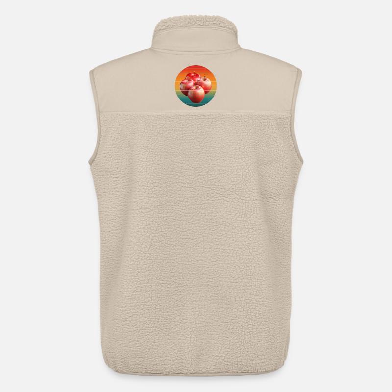 Fruit de la pomme - Veste sans manches sherpa unisexe Stanley/Stella - beige