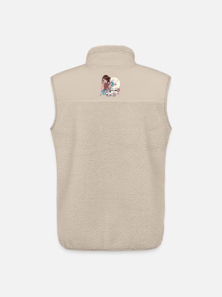 Filmabend & Inklusive Freunde Kunst - Unisex Sherpaweste von Stanley/Stella - Beige