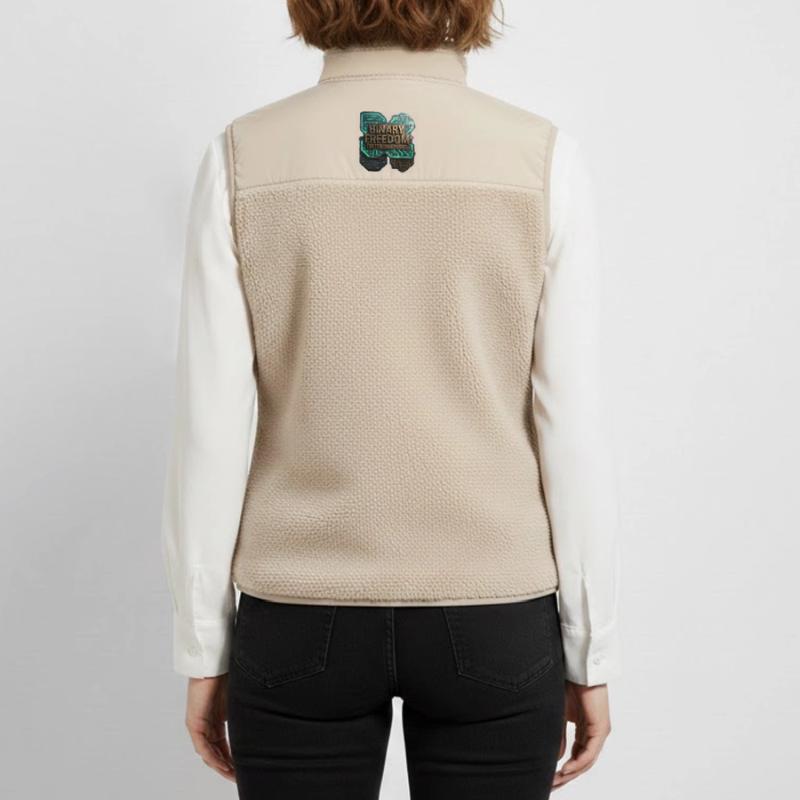 Binary Freedom Glitch Data Purge Sci-Fi Unisex Sherpaweste von Stanley/Stella