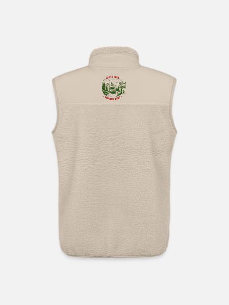 Abenteuer Roadtrip Waldsignale - Unisex Sherpaweste von Stanley/Stella - Beige