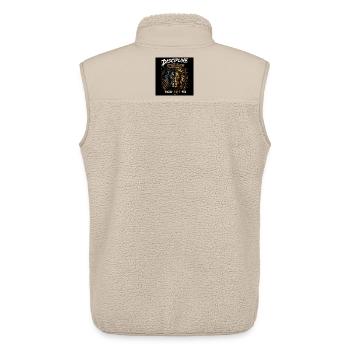 Discipline Lion Dual Strength - Unisex Sherpa Gilet by Stanley/Stella - beige - Back - AI Model Male 178 light (178cm)