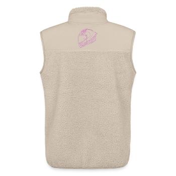 Helm - Unisex Sherpaweste von Stanley/Stella - Beige - Hinten - AI Model Male 178 light (178cm)
