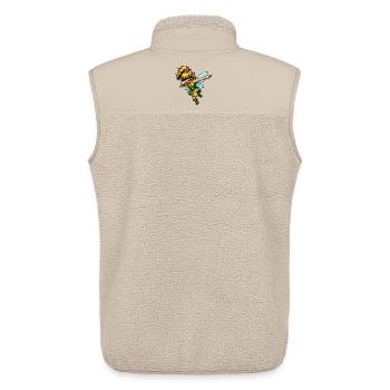 Dabbing Weibliche Fee - Unisex Sherpaweste von Stanley/Stella - Beige - Hinten - AI Model Male 178 light (178cm)