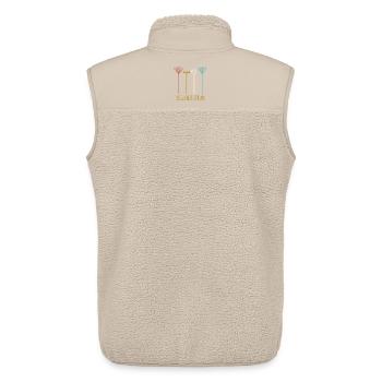 Gärtner Hobbygärtner Rechenzentrum - Unisex Sherpaweste von Stanley/Stella - Beige - Hinten - AI Model Male 178 light (178cm)