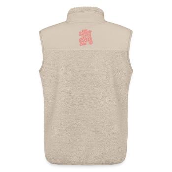 Diesen Sommer... - Unisex Sherpaweste von Stanley/Stella - Beige - Hinten - AI Model Male 178 light (178cm)