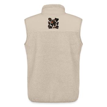 Fuchs Orbitkampf - Unisex Sherpaweste von Stanley/Stella - Beige - Hinten - AI Model Male 178 light (178cm)