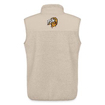 Plan B Bitcoin - Unisex Sherpaweste von Stanley/Stella - Beige - Hinten - AI Model Male 178 light (178cm)