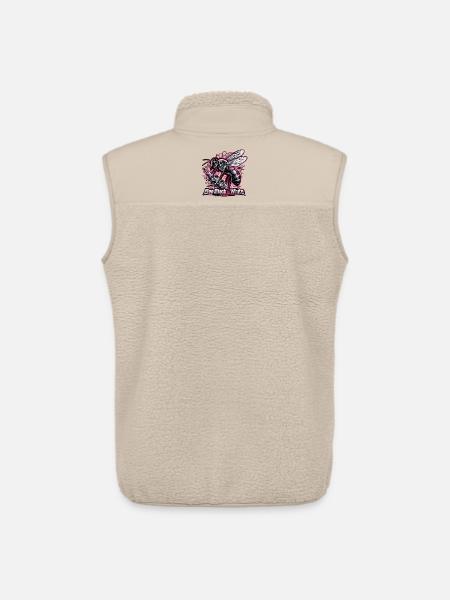 Biene Neon Schwarz-Weiß Tech - Unisex Sherpaweste von Stanley/Stella - Beige
